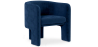 Buy Velvet Upholstered Armchair - Callum Dark blue 60700 with a guarantee