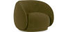 Buy Curved Velvet Upholstered Armchair - Callum Olive 60692 Home delivery