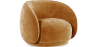 Buy Curved Velvet Upholstered Armchair - Callum Mustard 60692 - in the EU