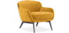 Buy Velvet Upholstered Armchair - Jenna Yellow 60694 - prices
