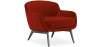 Buy Velvet Upholstered Armchair - Jenna Red 60694 with a guarantee