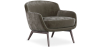 Buy Velvet Upholstered Armchair - Jenna Taupe 60694 in the Europe