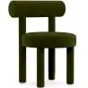 Buy Dining Chair - Upholstered in Velvet - Rhys Olive 60708
