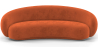 Buy Velvet Curved Sofa - 3/4 Seats - Souta Brick 60691 in the Europe