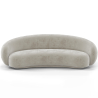 Buy Velvet Curved Sofa - 3/4 Seats - Souta Beige 60691 - in the EU