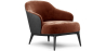 Buy  Velvet Upholstered Armchair - Luc Chocolate 60704 in the Europe