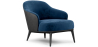 Buy  Velvet Upholstered Armchair - Luc Dark blue 60704 - prices