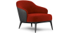 Buy  Velvet Upholstered Armchair - Luc Red 60704 - in the EU