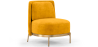 Buy Designer Armchair - Velvet Upholstered - Kanla Yellow 61001 - prices