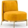 Buy Designer Armchair - Velvet Upholstered - Kanla Yellow 61001