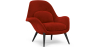 Buy Velvet Upholstered Armchair - Uyere Red 60706 - prices