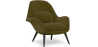 Buy Velvet Upholstered Armchair - Uyere Olive 60706 - in the EU
