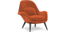 Buy Velvet Upholstered Armchair - Uyere Brick 60706 Home delivery