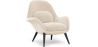 Buy Velvet Upholstered Armchair - Uyere Beige 60706 in the Europe
