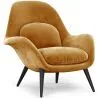 Buy Velvet Upholstered Armchair - Uyere Mustard 60706
