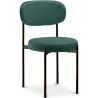 Dining Chair - Upholstered in Velvet - Black Metal - Margot image 9