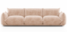 Buy 3-Seater Sofa - Velvet Upholstery - Wers Beige 61013 - prices
