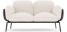 Buy 2-Seater Sofa - Upholstered in Bouclé Fabric - Vandan White 61022 - in the EU