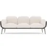 Buy 3-Seater Sofa - Upholstered in Bouclé Fabric - Vandan White 61024