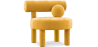 Buy  Armchair - Upholstered in Velvet - Klena Yellow 60696 in the Europe