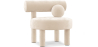 Buy  Armchair - Upholstered in Velvet - Klena Beige 60696 - in the EU