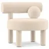 Buy  Armchair - Upholstered in Velvet - Klena White 60696