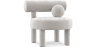 Buy  Armchair - Upholstered in Velvet - Klena Light grey 60696 Home delivery