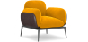 Buy Upholstered Velvet Armchair - June Yellow 60650 at Privatefloor