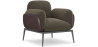 Buy Upholstered Velvet Armchair - June Taupe 60650 Home delivery