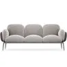 Buy 3-Seater Sofa - Upholstered in Velvet - Vandan Light grey 60652