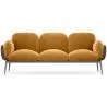 Buy 3-Seater Sofa - Upholstered in Velvet - Vandan Mustard 60652