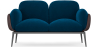 Buy 2-Seater Sofa - Upholstered in Velvet - Vandan Dark blue 60651 in the Europe