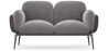 Buy 2-Seater Sofa - Upholstered in Velvet - Vandan Light grey 60651 - in the EU
