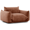 Buy Armchair - Velvet Upholstery - Wers Chocolate 61011 - prices