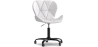 Buy Office Chair with Wheels - Swivel Desk Chair - Upholstered in Faux Leather - Black Wito Frame White 61049 - in the EU