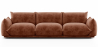 Buy 3-Seater Sofa - Velvet Upholstery - Wers Chocolate 61013 in the Europe