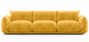 Buy 3-Seater Sofa - Velvet Upholstery - Wers Yellow 61013 at Privatefloor