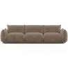 Buy 3-Seater Sofa - Velvet Upholstery - Wers Taupe 61013