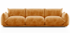 Buy 3-Seater Sofa - Velvet Upholstery - Wers Mustard 61013 in the Europe