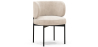 Buy Dining Chair - Upholstered in Velvet - Loraine Beige 61007 in the Europe