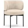 Buy Dining Chair - Upholstered in Velvet - Loraine White 61007