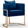 Dining Chair - With armrests - Upholstered in Velvet - Giorgia image 9