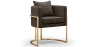 Buy Dining Chair - With armrests - Upholstered in Velvet - Giorgia Taupe 61009 - in the EU