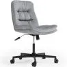 Buy Upholstered Office Chair - Swivel - Hera Light grey 61144