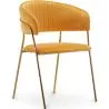 Buy Dining chair - Upholstered in Velvet - Gruna Yellow 61147
