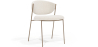 Buy Dining chair - Upholstered in Bouclé Fabric - Seda White 61150 - in the EU