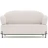 Buy 2/3-Seater Sofa - Upholstered in Bouclé Fabric - Baman White 61155