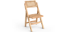Buy Folding Wooden Rattan Dining Chair - Umbra Natural wood 61157 - in the EU