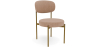 Buy Dining Chair - Upholstered in Velvet - Golden metal - Dahe Cream 61166 in the Europe