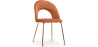 Buy Dining Chair - Upholstered in Velvet - Amarna Orange 61168 at Privatefloor